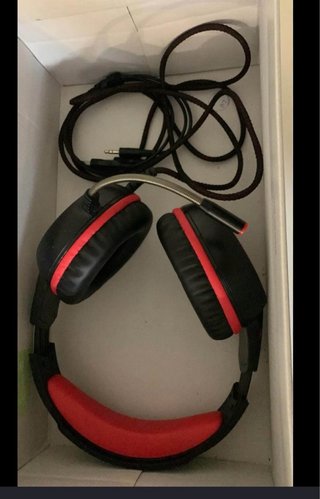 Auriculares Tatybo Negro/Rojo