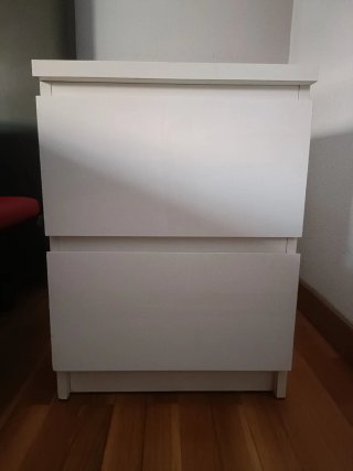 Mesita Noche Blanca Ikea Kullen