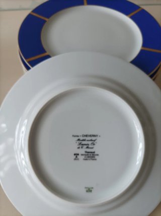 Platos Limoges Tharaud - Set de 9