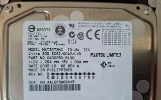 Pack 2 Discos Duros Servidor Fujitsu 73GB SCSI