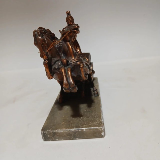 Antigüedad Romana Bronce Carro de Guerra