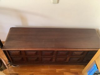 Arcón de madera maciza para almacenaje