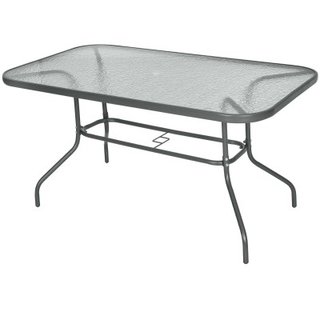 Outsunny tavolo da giardino 140cm x 80cm x 70cm Gr