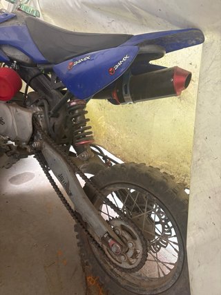 Pit Bike 140cc Motocross Azul/Dorado