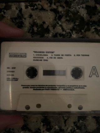 Lote 7 Cassettes Pop Español y Rock