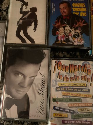 Lote 7 Cassettes Pop Español y Rock