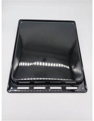 Hoover 42820218 Bandeja de horno - accesorio original - bandeja de apoyo - rectangular - esmaltada - 37x44x4 cm - negra