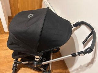 Capota y cubrepiés Bugaboo Cameleon negro