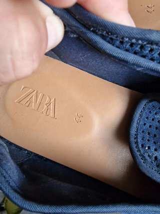 Zapatos Zara Hombre Azul Talla 44