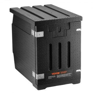 Transportador de Comida Aislado, Caja Térmica de 82 Qt para Catering, Transportador de Comida de LLDPE con Doble Hebilla, Calentador de Comida de Carga Frontal para Restaurante, Comedor, etc.