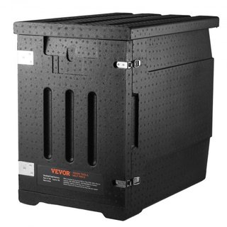 Transportador de Comida Aislado, Caja Térmica de 82 Qt para Catering, Transportador de Comida de LLDPE con Doble Hebilla, Calentador de Comida de Carga Frontal para Restaurante, Comedor, etc.