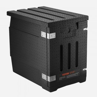Transportador de Comida Aislado, Caja Térmica de 82 Qt para Catering, Transportador de Comida de LLDPE con Doble Hebilla, Calentador de Comida de Carga Frontal para Restaurante, Comedor, etc.