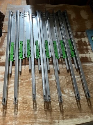 Guías cajones Pax Ikea (4 unidades)