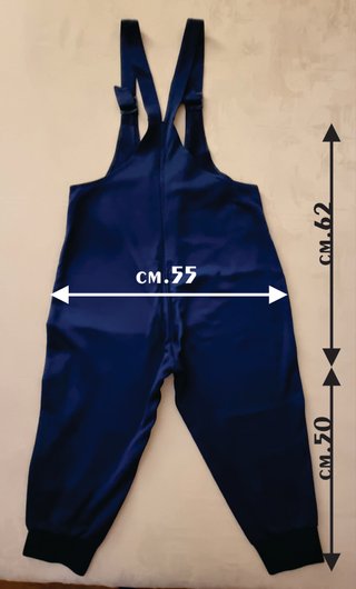 Salopette sci Adidas fondo blu