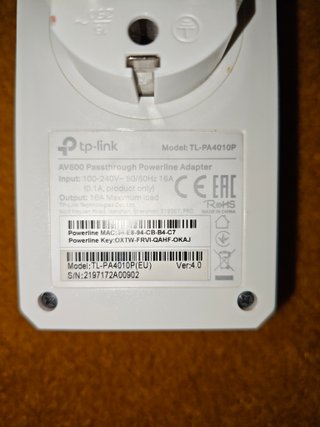 Pack 2 PLC TP-Link AV600 con enchufe