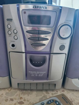 Minicadena Aiwa LCX-107 CD/Cinta/Radio