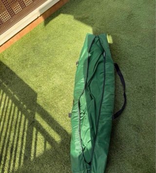 Carpa verde plegable
