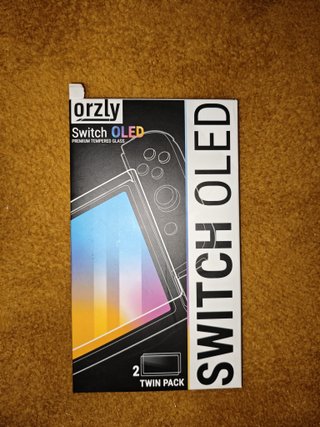 Protectores Pantalla Orzly Switch / OLED (Pack 2)