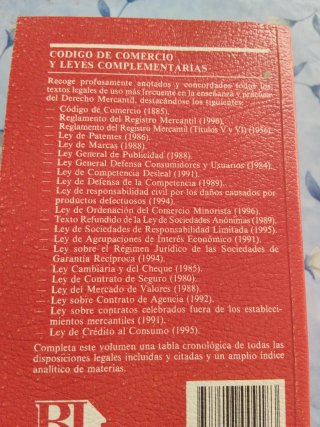 Un texto clásico del Código de Comercio