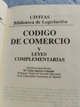 Un texto clásico del Código de Comercio