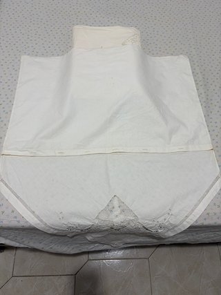 Lenzuola matrimoniali vintage ricamo a mano