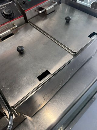 Freidora Doble Acero Inox Trifásica
