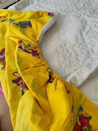 Colcha y accesorios infantiles payasos