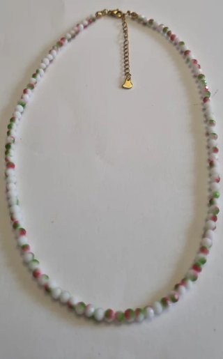 Collar Cristal Austriaco Facetado Multicolor