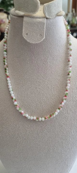 Collar Cristal Austriaco Facetado Multicolor