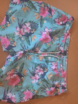 Bañador Easy XXL Estampado Tropical corte inglés