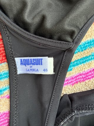 Traje de baño La Perla negro.