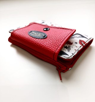 Cartera Monedero ARTESANAL NUEVA - Billetera PinUp