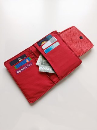 Cartera Monedero ARTESANAL NUEVA - Billetera PinUp