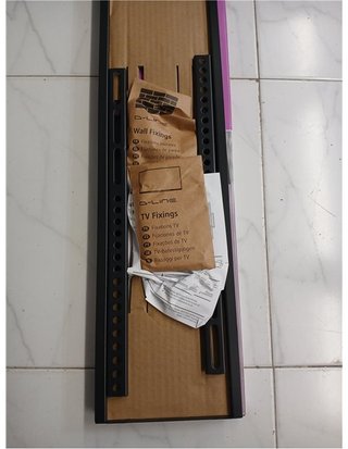 Soporte de Pared Plano para TV D-Line - para televisores de 50 a 85 Pulgadas - VESA 200x200mm - 600x400 mm - soporta hasta 60 kg