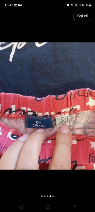 2 Completi  2 pezzi Chicco (canotta+pantaloncini)