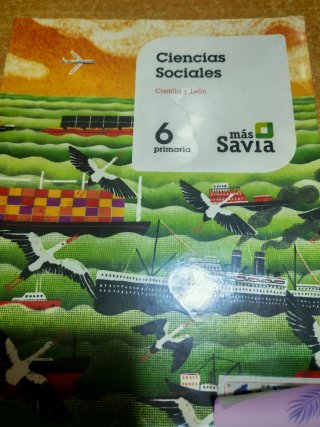 Libro de Ciencias sociales 6°primaria y Atlas