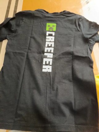 Lote 3 camisetas niño (Minecraft, Among Us)
