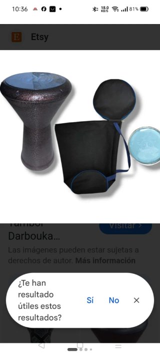 Tambor Darbouka Negro