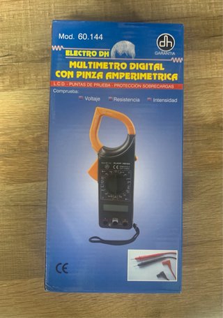 Pinza Amperimétrica Digital Electro DH Mod. 60.144