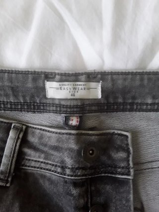 Pantalón corto hombre Easy Wear gris talla 46