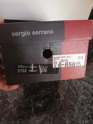 Zapatos de vestir Sergio Serrano negros