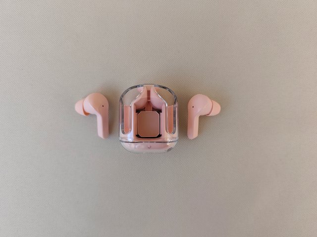 Auriculares inalámbricos TWS con estuche - Rosas