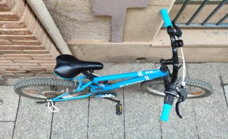 Bicicleta infantil Btwin 20 azul