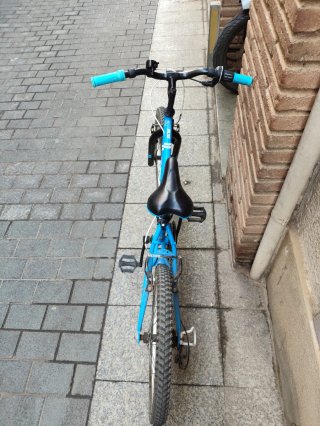 Bicicleta infantil Btwin 20 azul