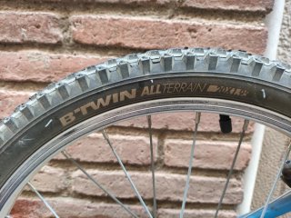 Bicicleta infantil Btwin 20 azul