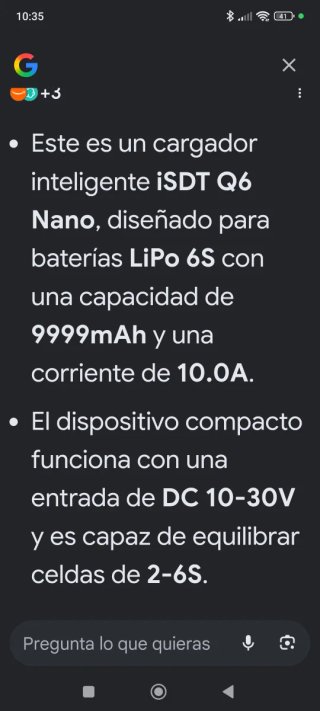 Cargador ISDT Q6 Nano LiPo 6S
