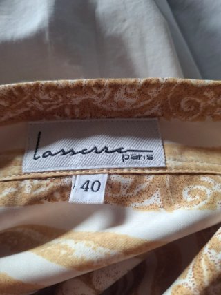 Blusa manga corta estampada