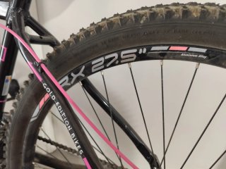 Bicicleta Montaña Wolfbike Negra y Rosa