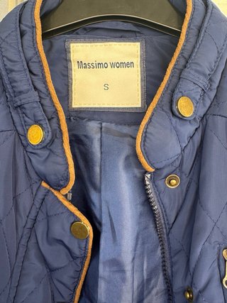 Chaqueta acolchada Massimo Dutti azul Talla S