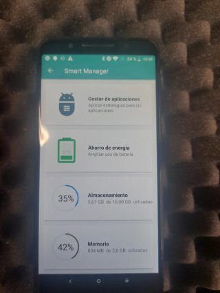 Teléfono Alcatel Negro/Azul